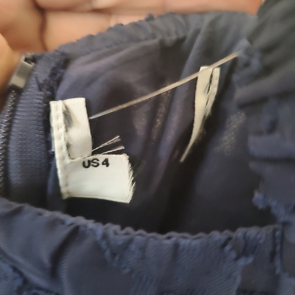 Princess Polly Navy Floral High Low Dress - Picture 10 of 12